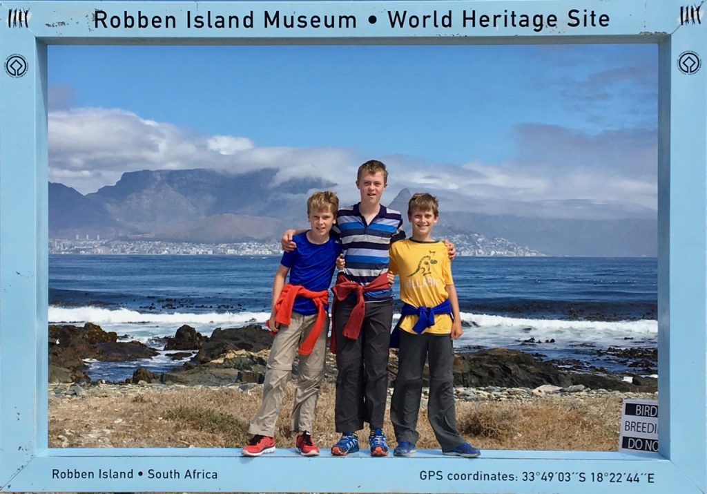 The views from Robben Island across to Cape Town