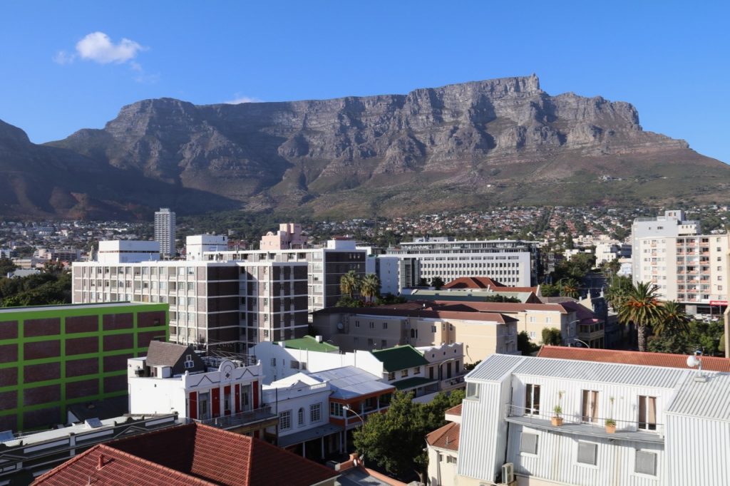 Table Mountain from the apartment