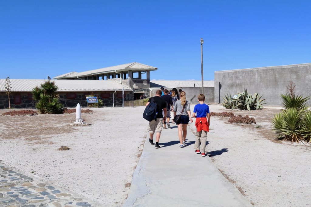 Touring Robben island in Cape Town