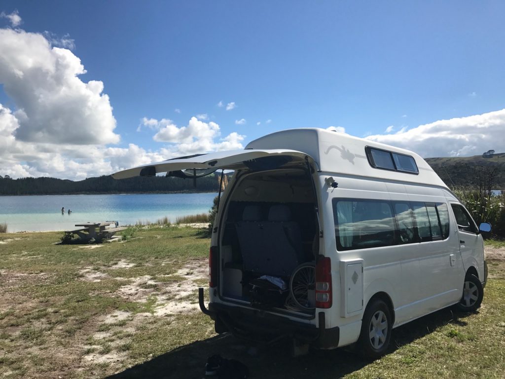 Kai Iwi Lakes in New Zealand's North Island