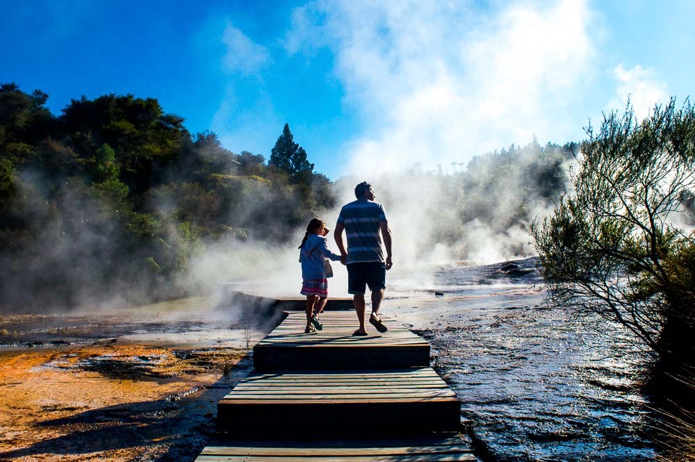 Orakei Korako Thermal Area in New Zealand