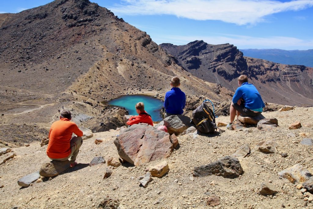 Hiking the Tongariro Crossing with kids