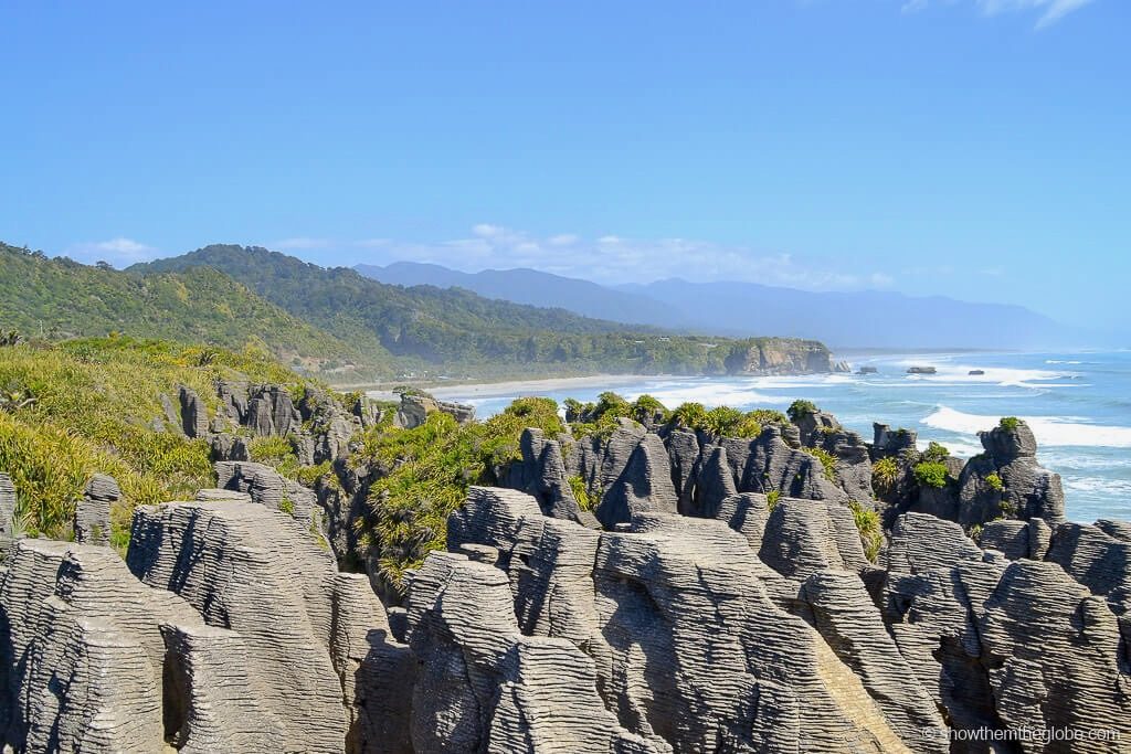 Pancake Rocks at Punakaiki on the South Island