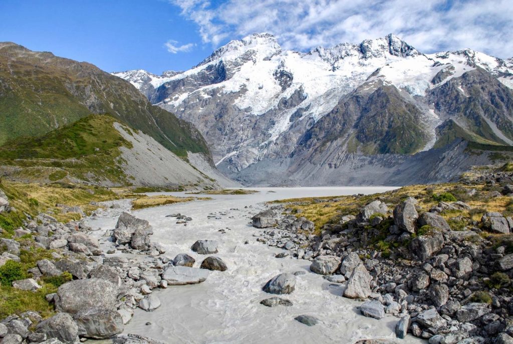 Hiking the Hooker Valley Track in New Zealand