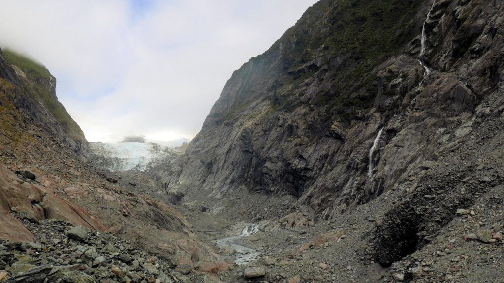 The Franz Joseph Glacier in New Zealand
