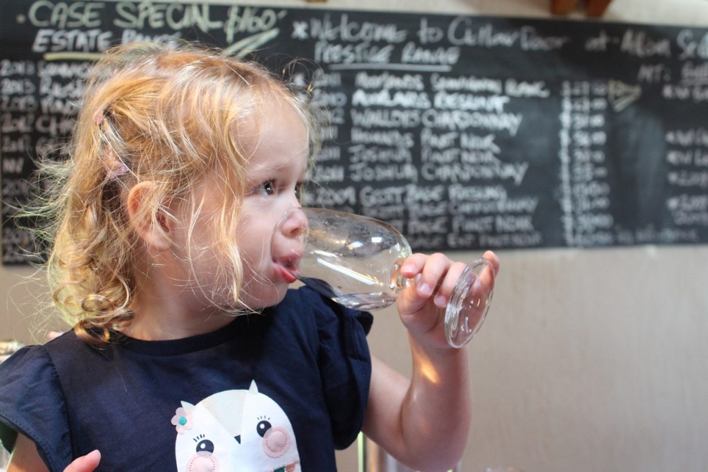 Child friendly wine tasting in Marlborough in New Zealand!
