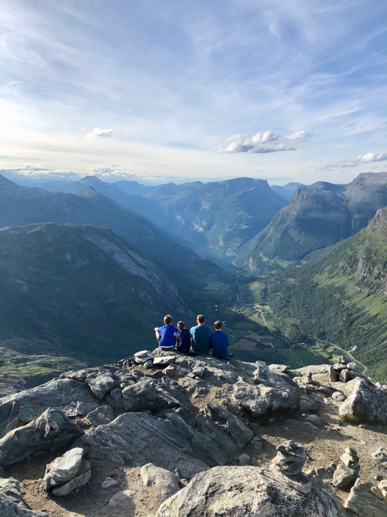 The view from the Dalsnibba Viewpoint near Geiranger