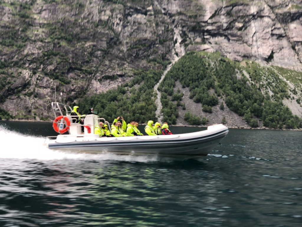 Geirangerfjord by RIB-boat tour