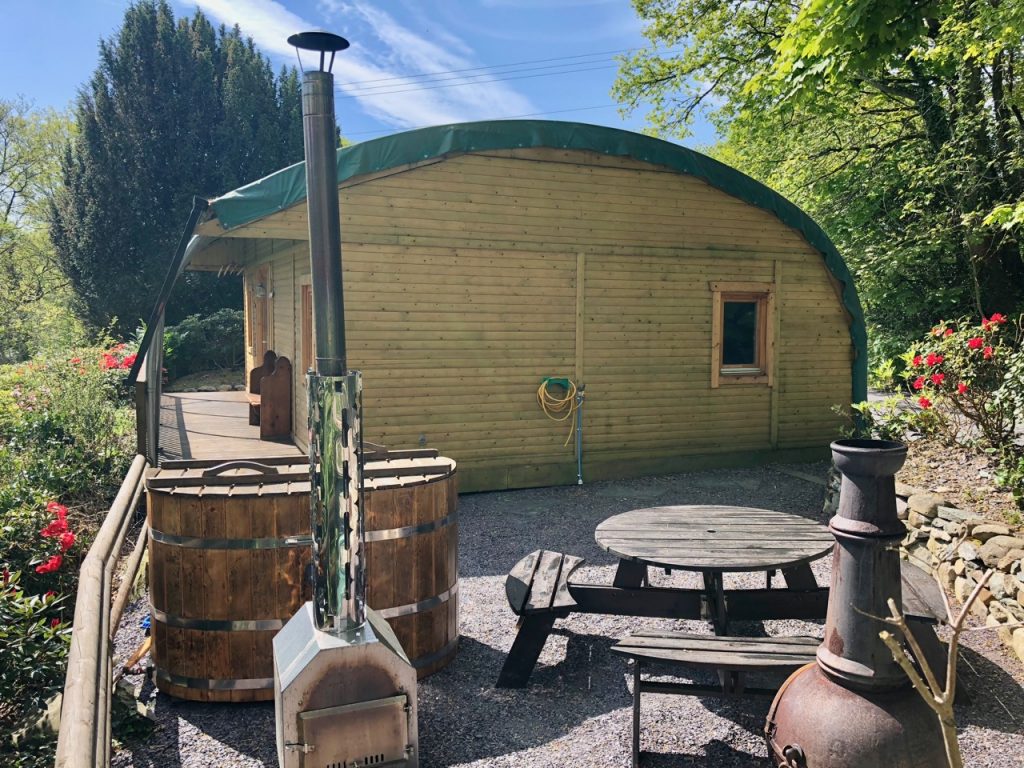 Glamping at Riverside Camping near Caernarfon