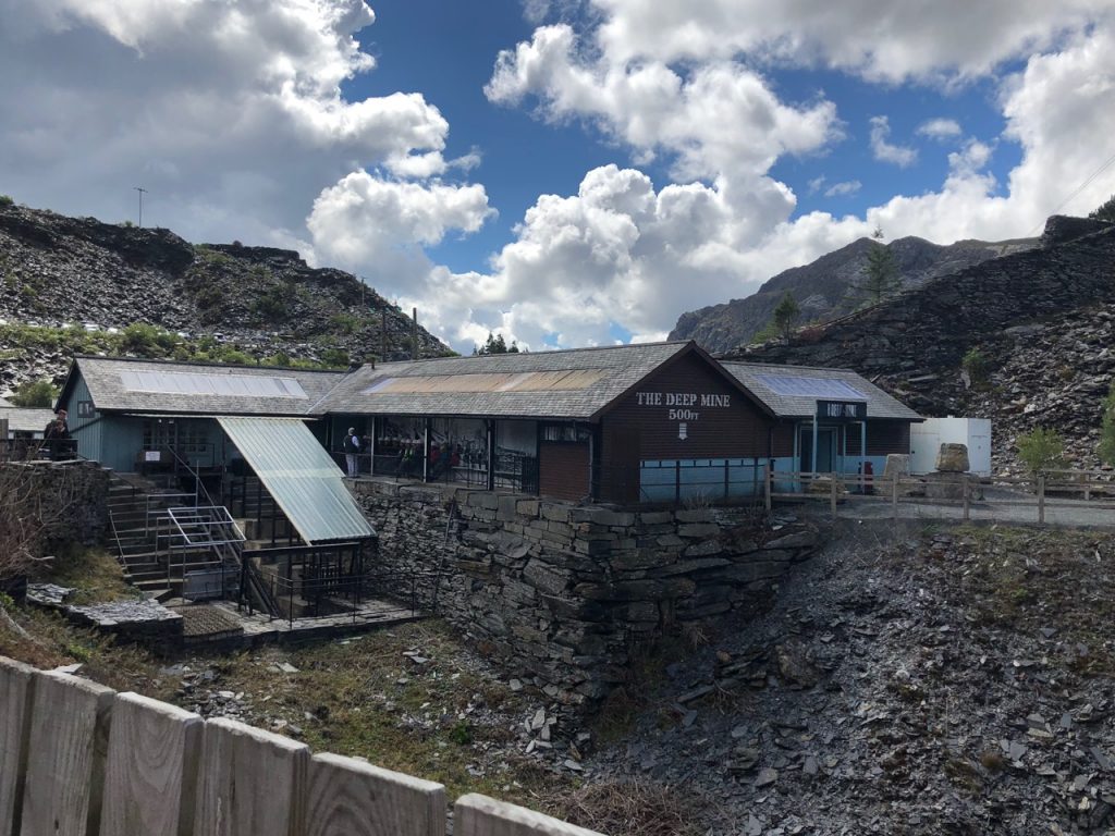 The Llechwedd Slate Deep Mine in Snowdonia