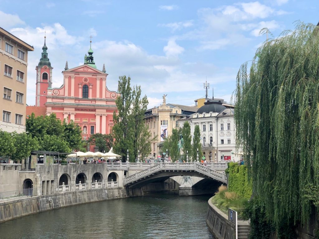 Preseran Square in Ljubljana