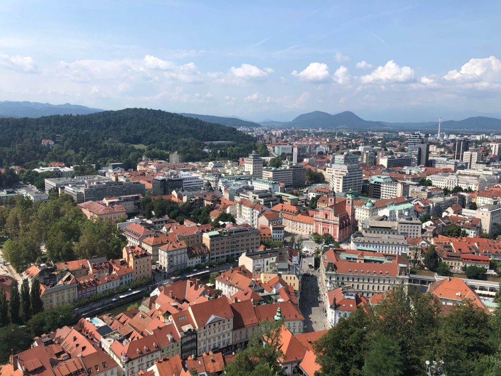 The views from Ljubljana Castle