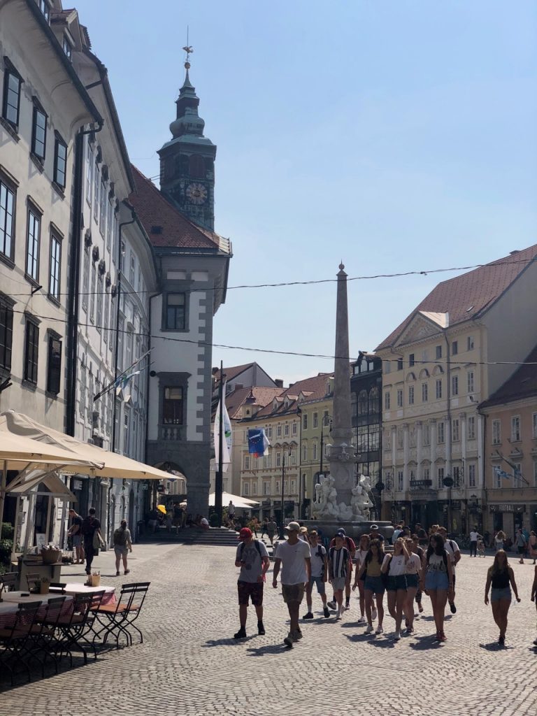 The Old Town in Ljubljana