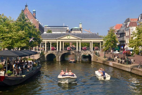 A boat tour on the canals of Amsterdam