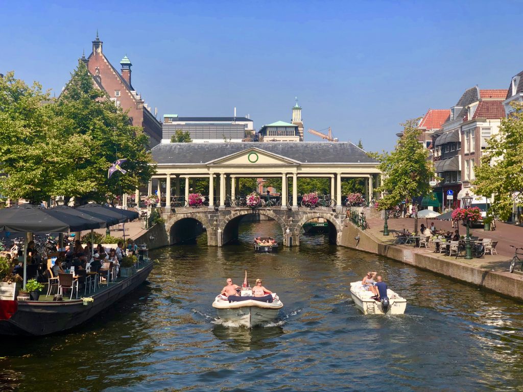 A boat tour on the canals of Amsterdam